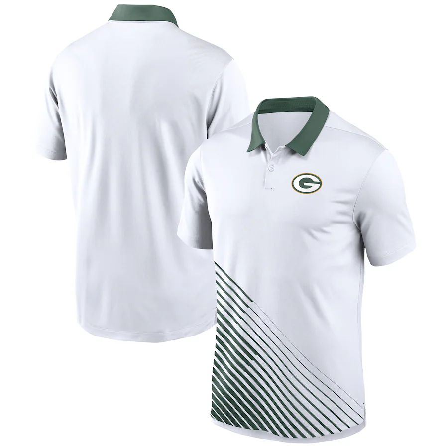 Men 2024 NFL Polo Green Bay Packers white->green bay packers->NFL Jersey